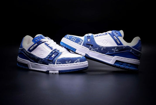 Louis Vuitton Trainer Azul Mezclilla