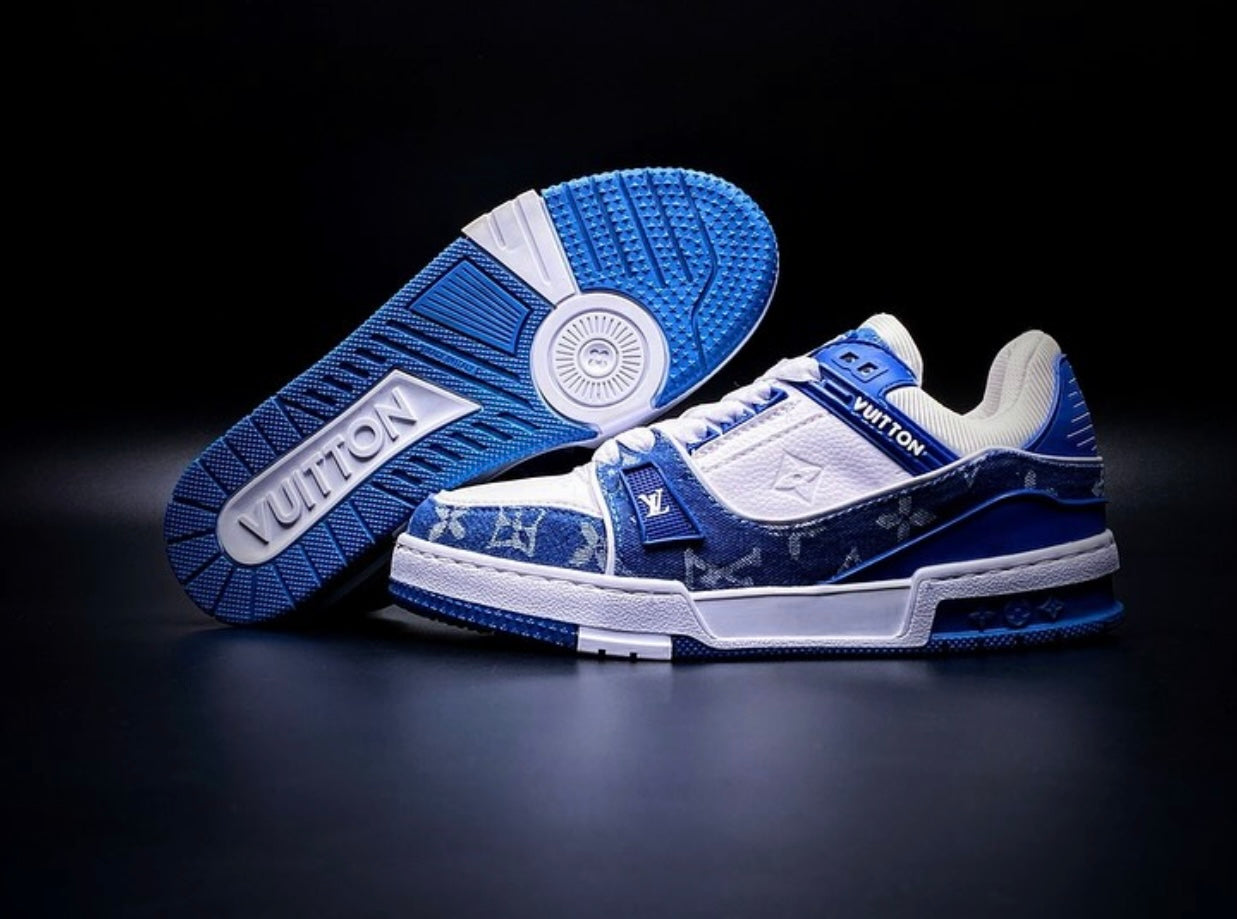 Louis Vuitton Trainer Azul Mezclilla