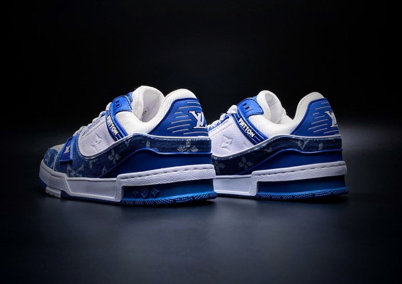 Louis Vuitton Trainer Azul Mezclilla